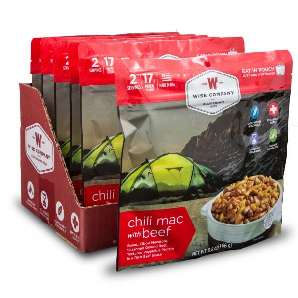6-case Chili Mac with Beef Camping Food