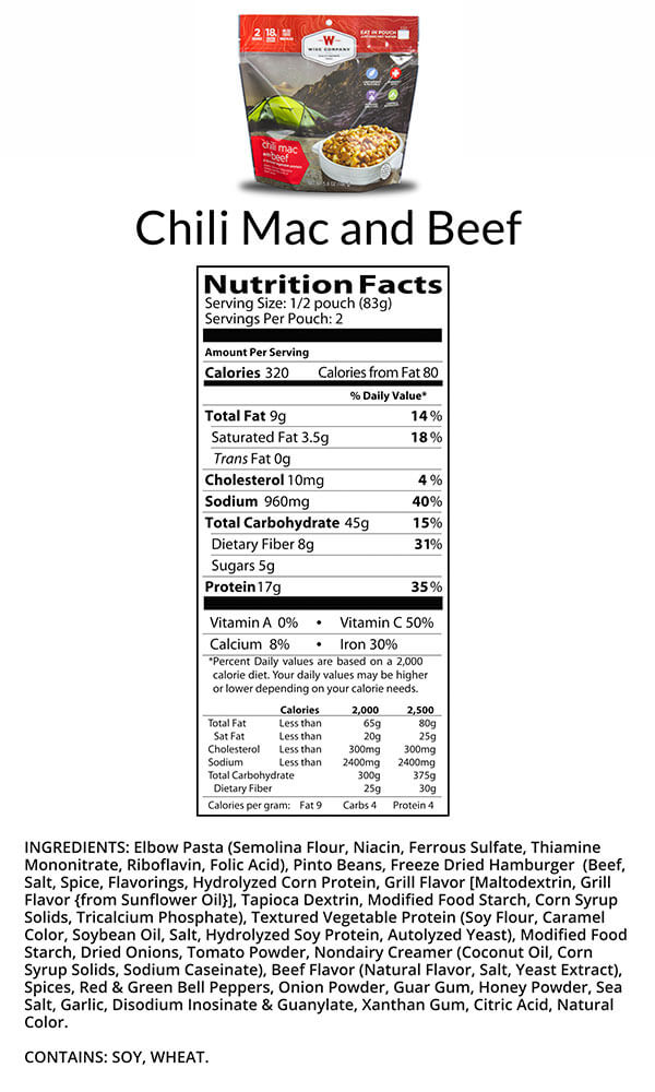 chili-mac-nutritional-information