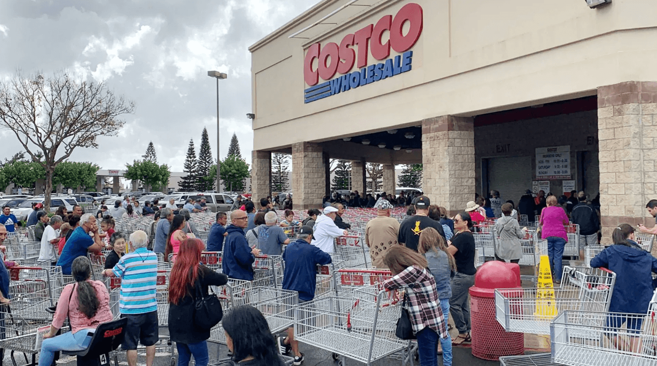 Buying Emergency Food at Costco