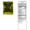 Freeze Dried Peas Nutrition Fact